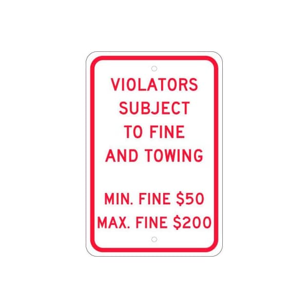 National Marker Co NMC Traffic Sign, Reserved Parking Pennsylvania, 18in X 12in, White TMS333J - main